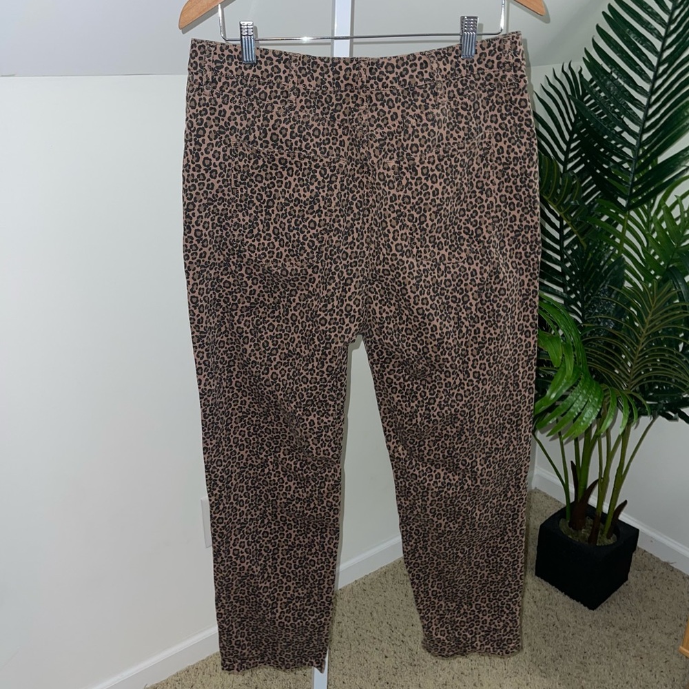 Boden leopard print straight leg‎ pants 14L - Picture 5 of 5